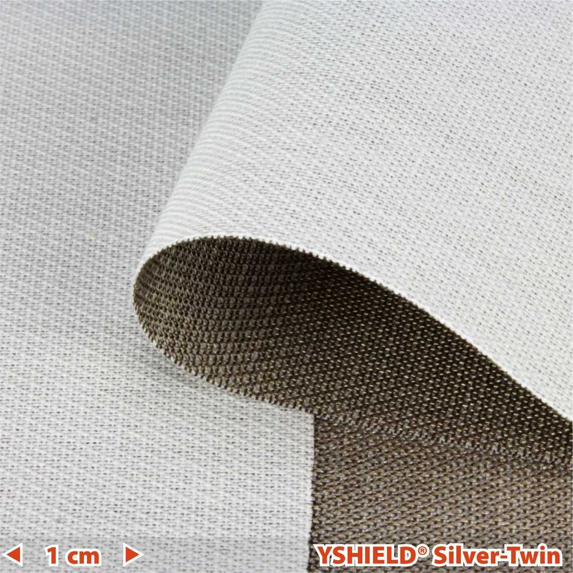 YSHIELD® SILVER-TWIN | Shielding fabric | Width 150 cm | 1 meter