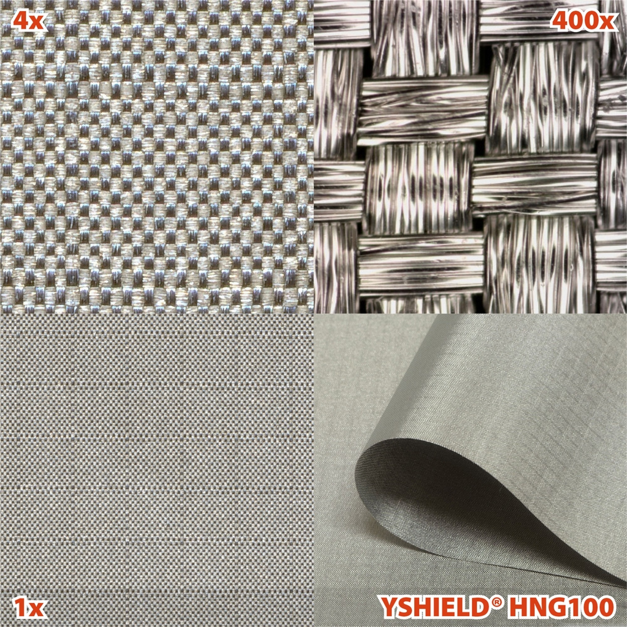 YSHIELD® HNG100, Shielding mesh, Width 90 cm, 1 meter