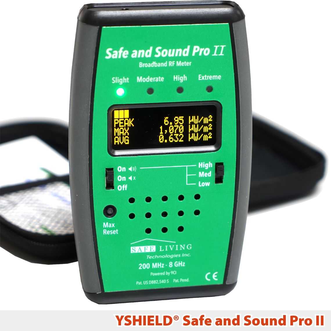 Safe & Sound PRO 2 | Messgerät | YSHIELD® Edition