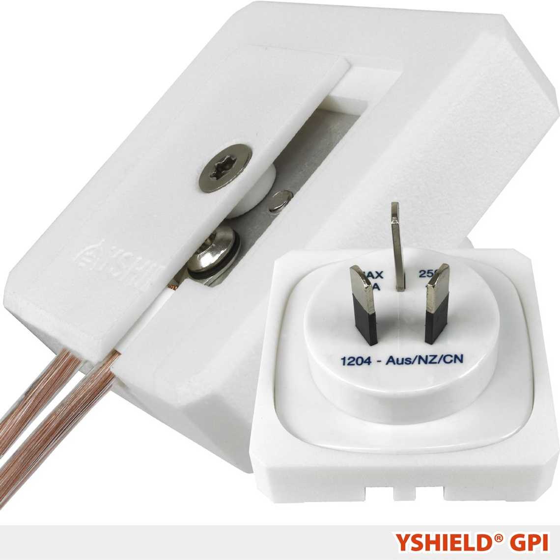 YSHIELD® GPI | Grounding plug I (AS/NZS 3112; GB 1002; IRAM 2073)