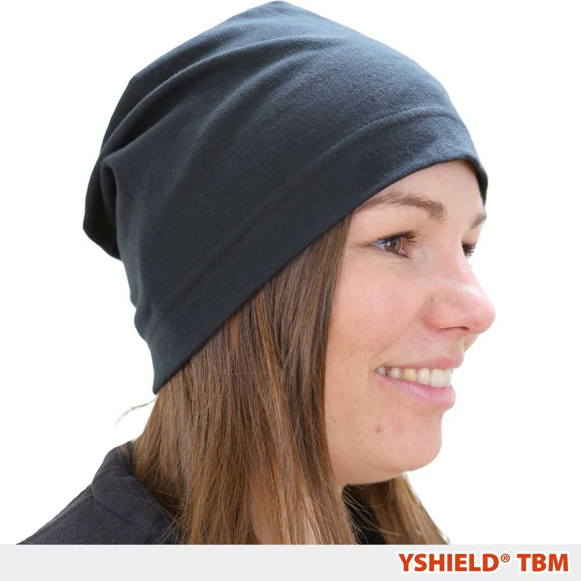 YSHIELD® TBM | Shielding cap | Black-Jersey