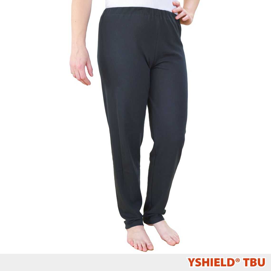 YSHIELD® TBU | Shielding long underpants | Black-Jersey