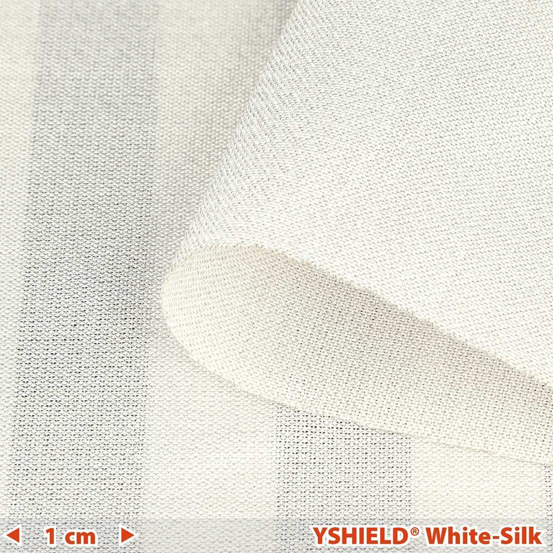 YSHIELD® WHITE-SILK | Abschirmstoff | Breite 150 cm | 1 Meter