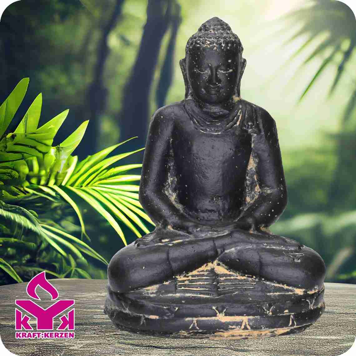 Buddha Meditation (F2) | Cast stone antique | 2.0 kg | 21 cm