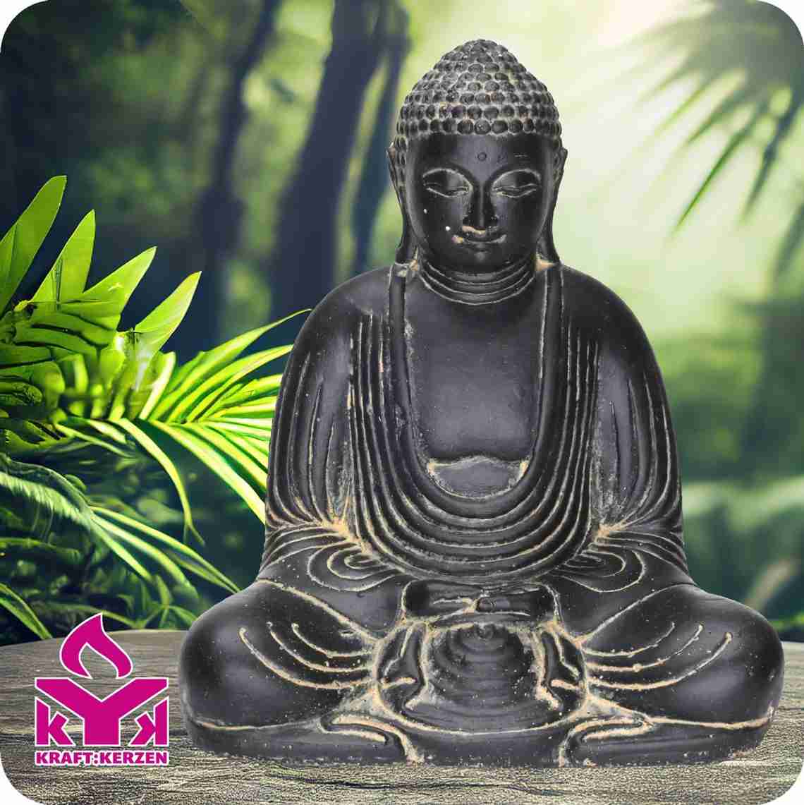 Buddha Wisdom (F5) | Cast stone antique | 2.4 kg | 20 cm