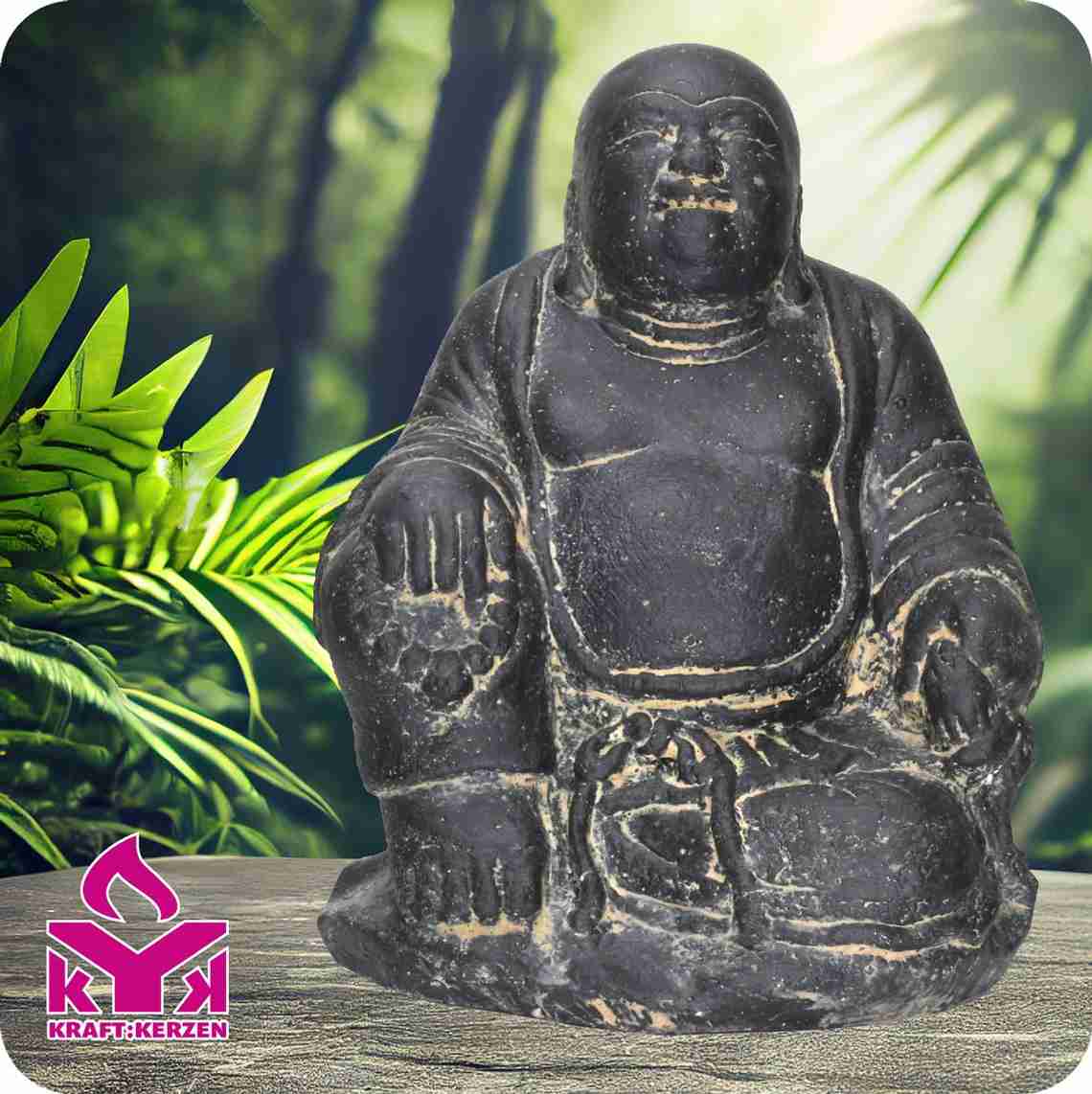 Buddha Lucky (F8) | Cast stone antique | 4.4 kg | 20 cm