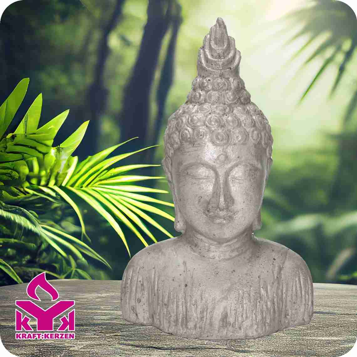 Thai Buddha Kopf (F9) | Steinguss | 2,6 kg | 25 cm