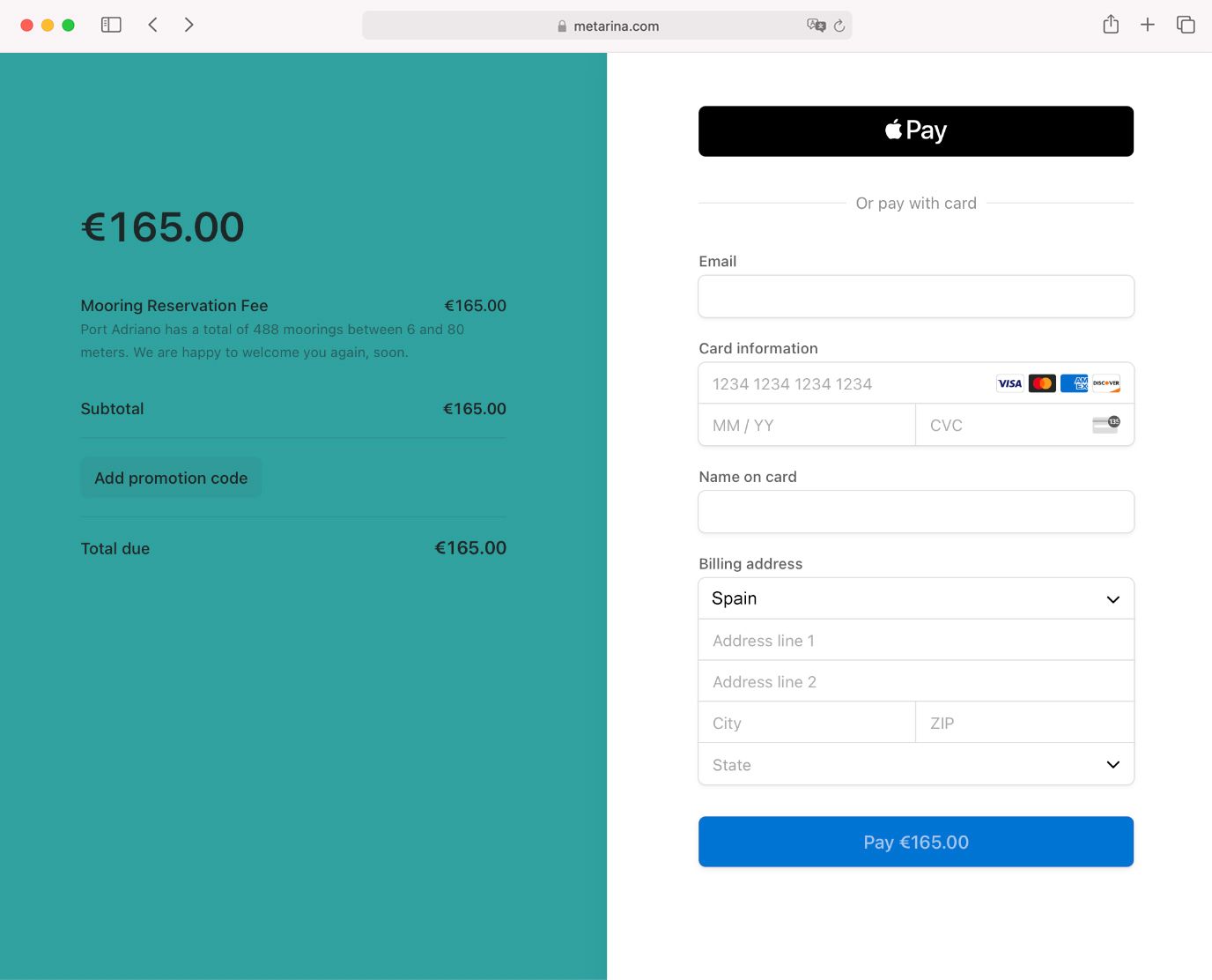 Customer profile user interface