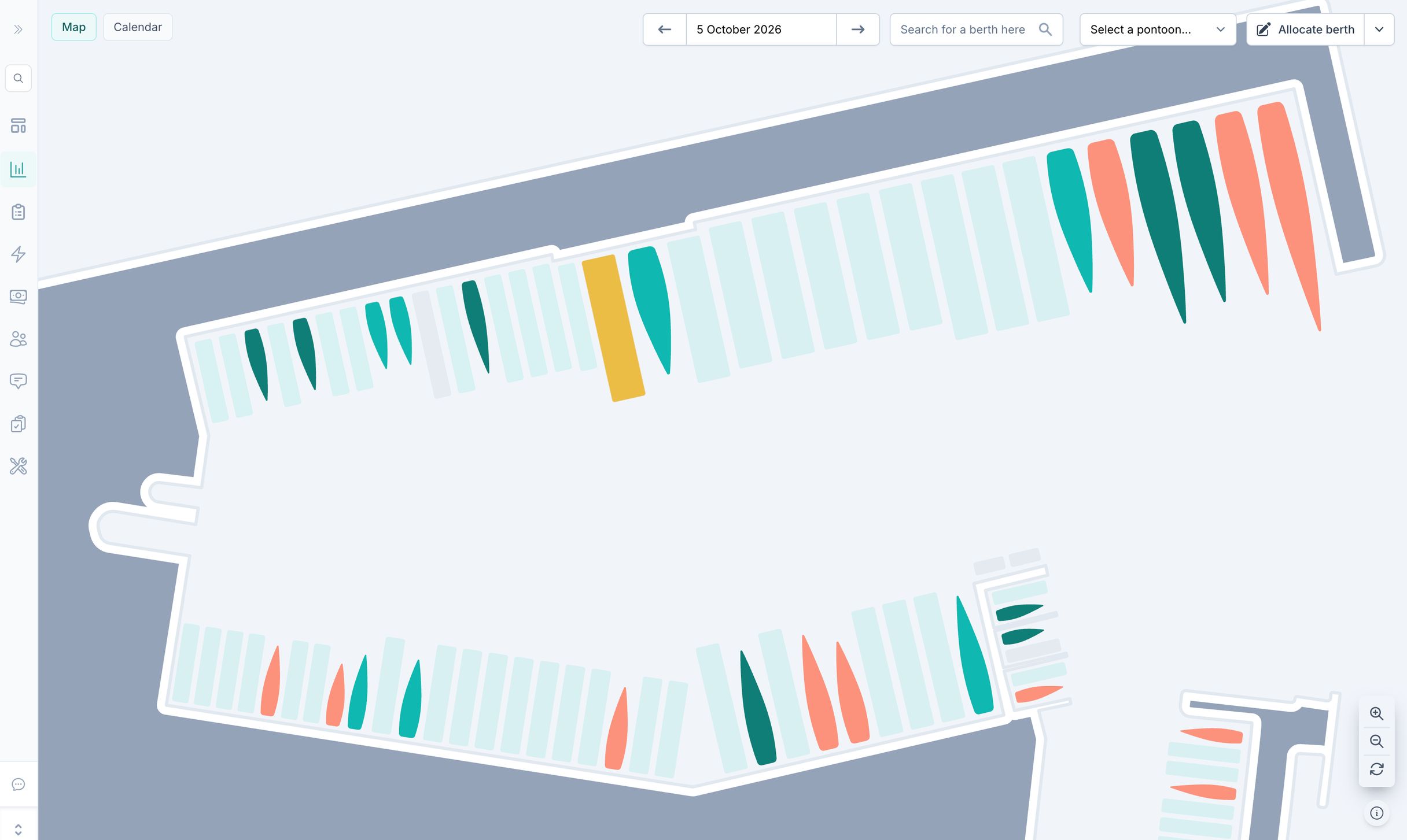 Screenshot of the Metarina platform