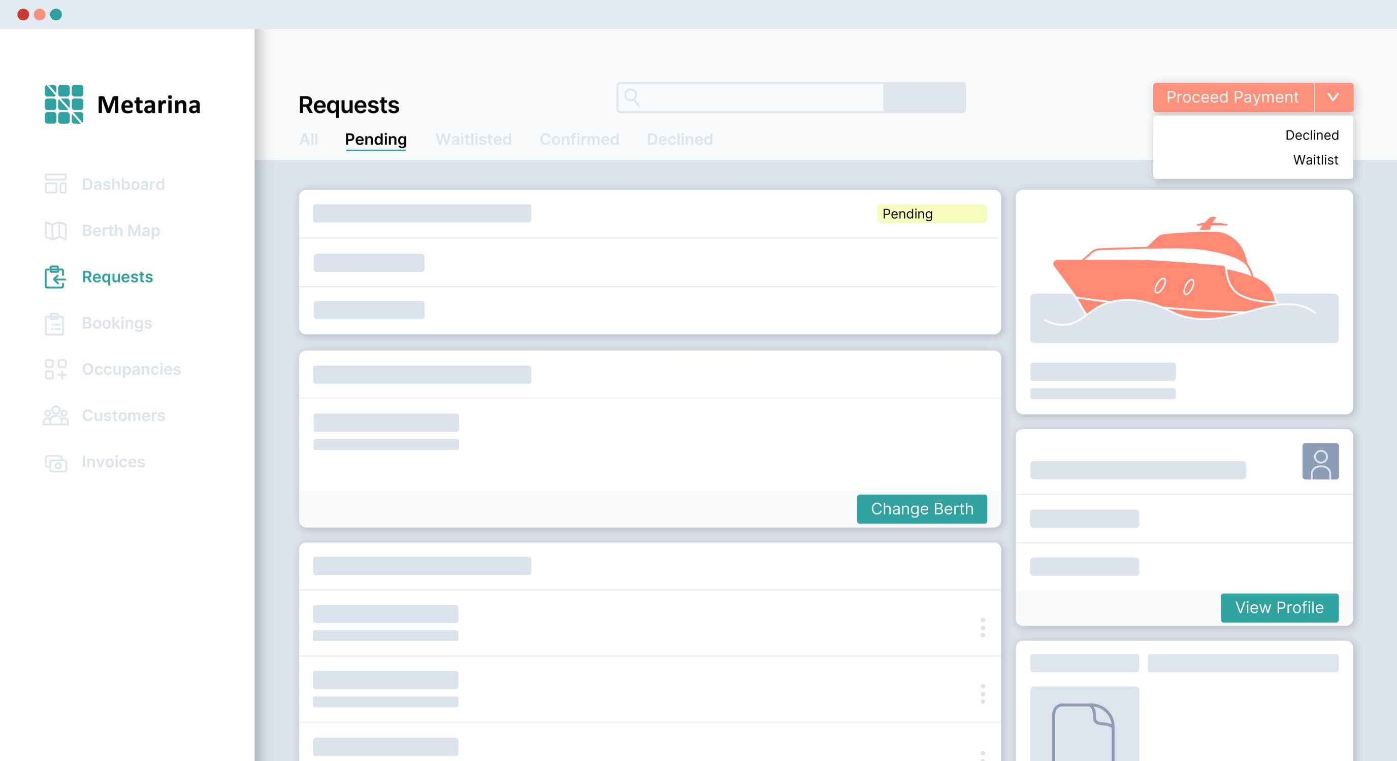 Boater booking experience on mobile