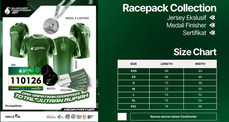 Contoh Racepack 6th Balad Lumpat Fun Runversary - 2026