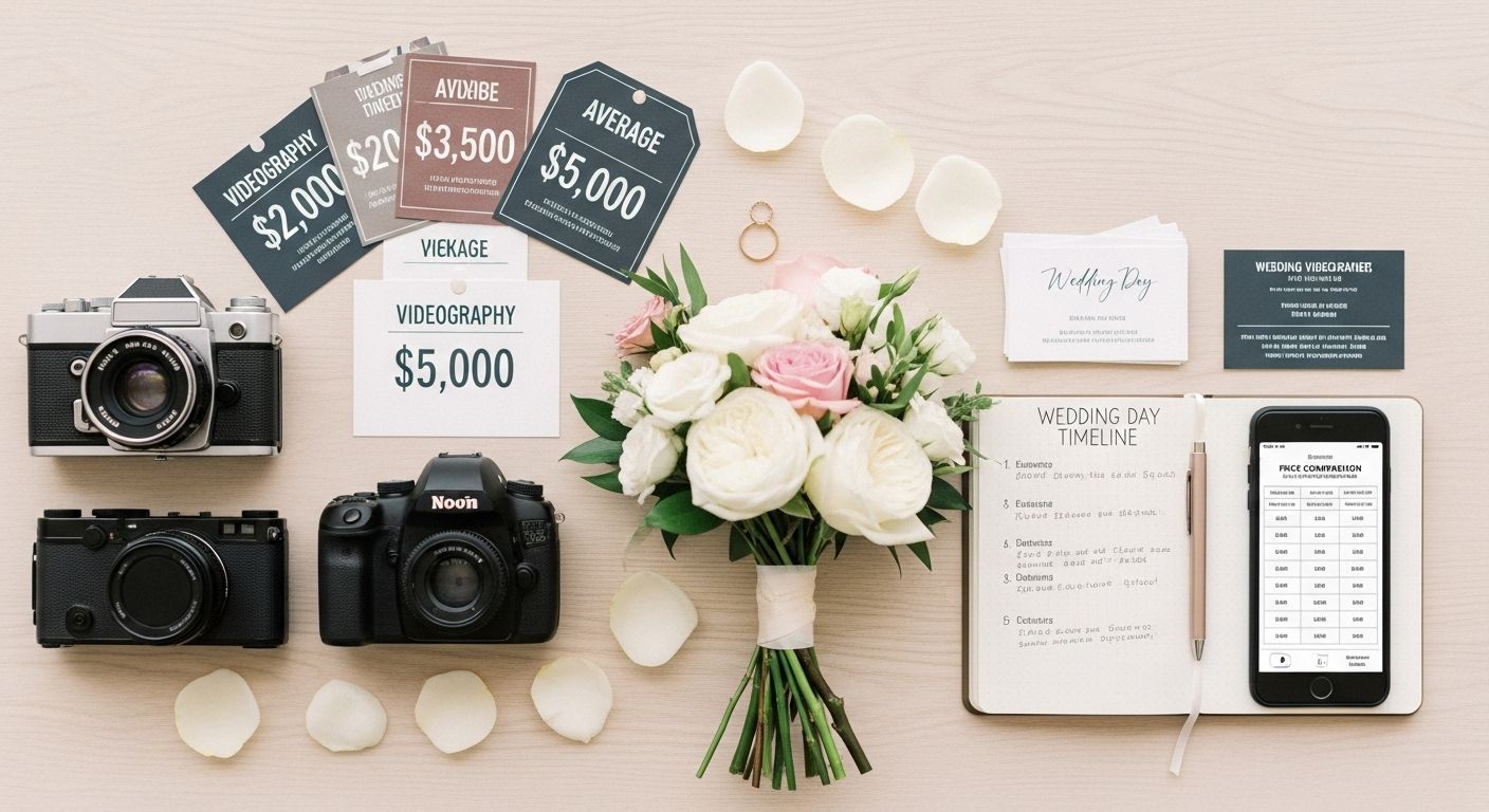 average cost for a videographer for a wedding