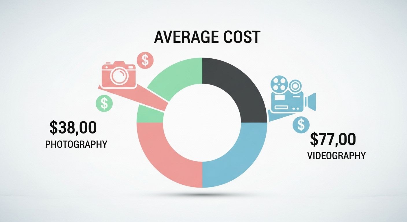 average cost for wedding photographer and videographer
