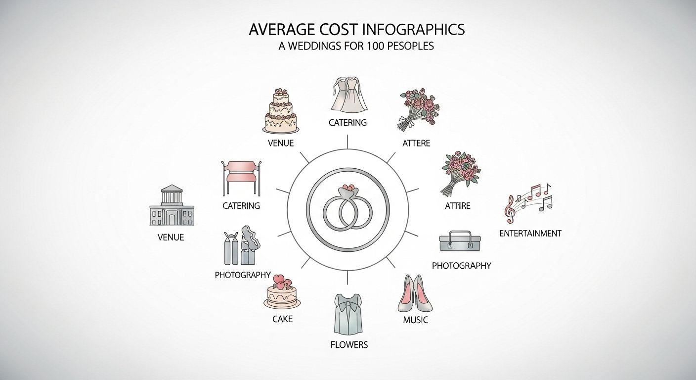 average cost of wedding cake for 100