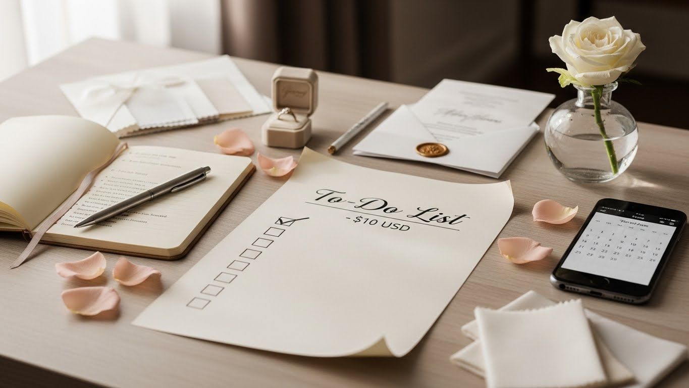 basic wedding planning checklist