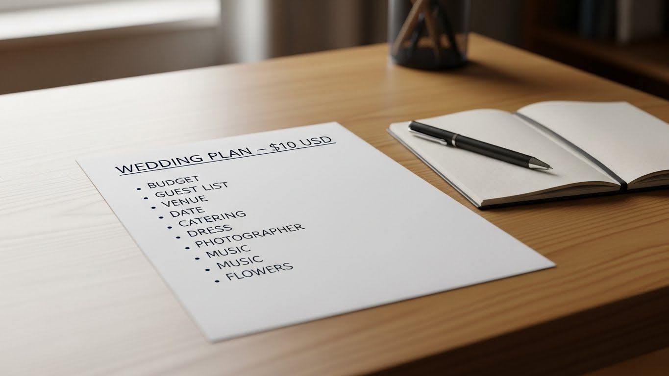 Basic Wedding Planning List Organize Your Vows