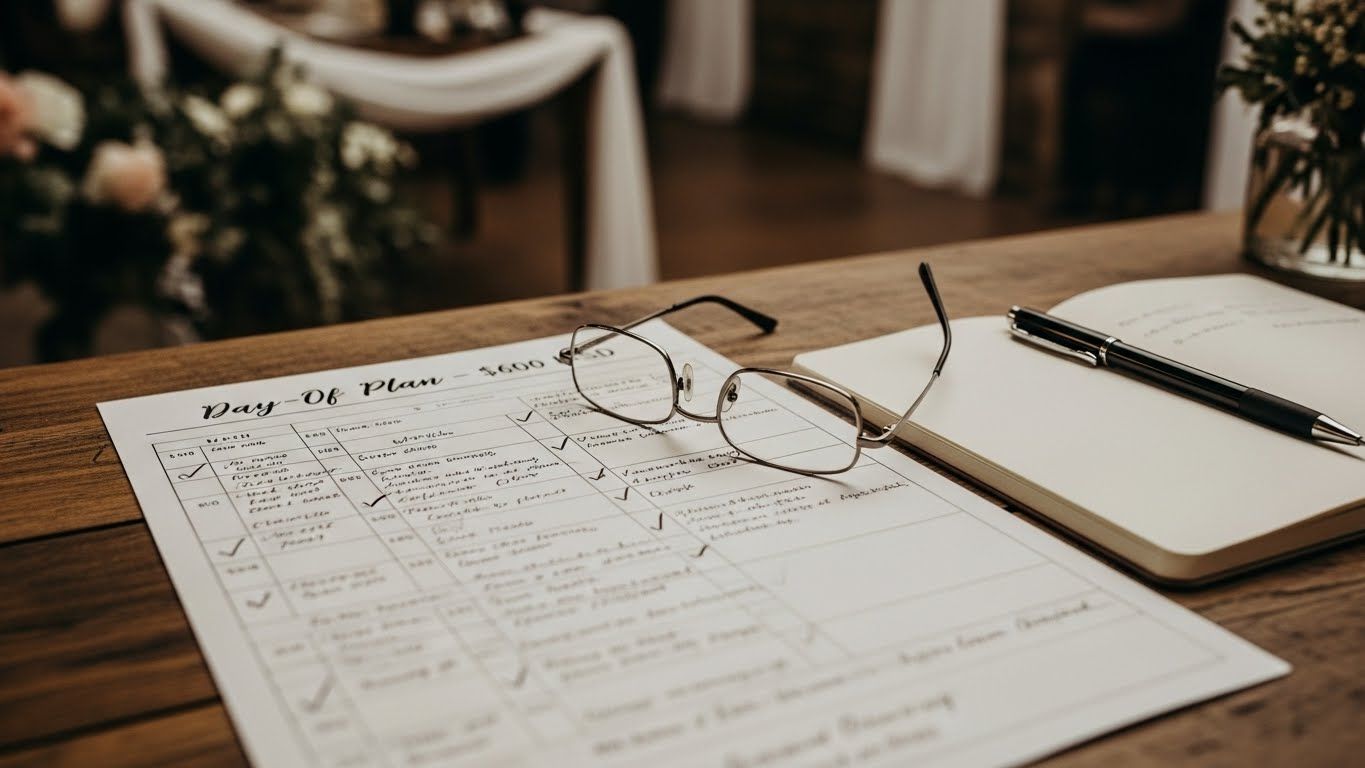 day of coordinator checklist