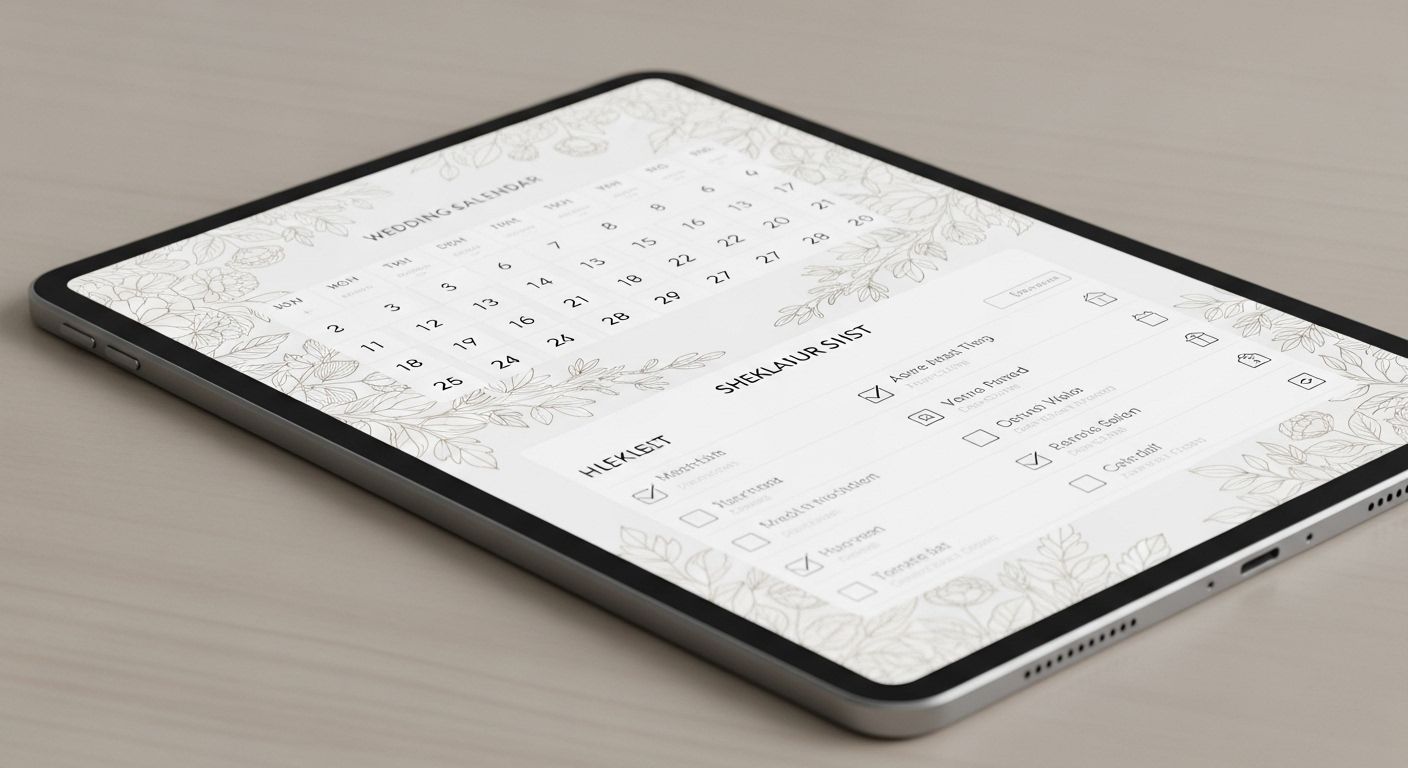 electronic wedding planner
