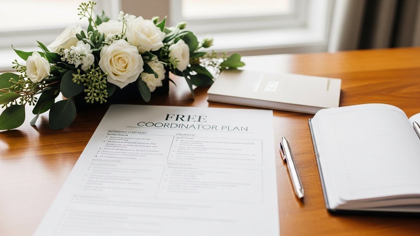 Free Printable Wedding Coordinator Checklist Plan Free