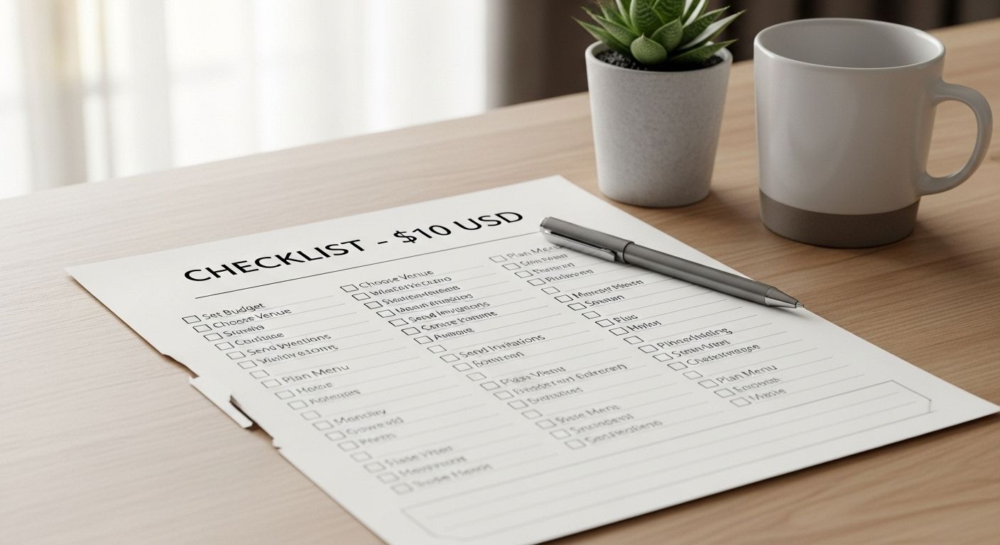 Free Wedding Coordinator Checklist Plan Stress-Free