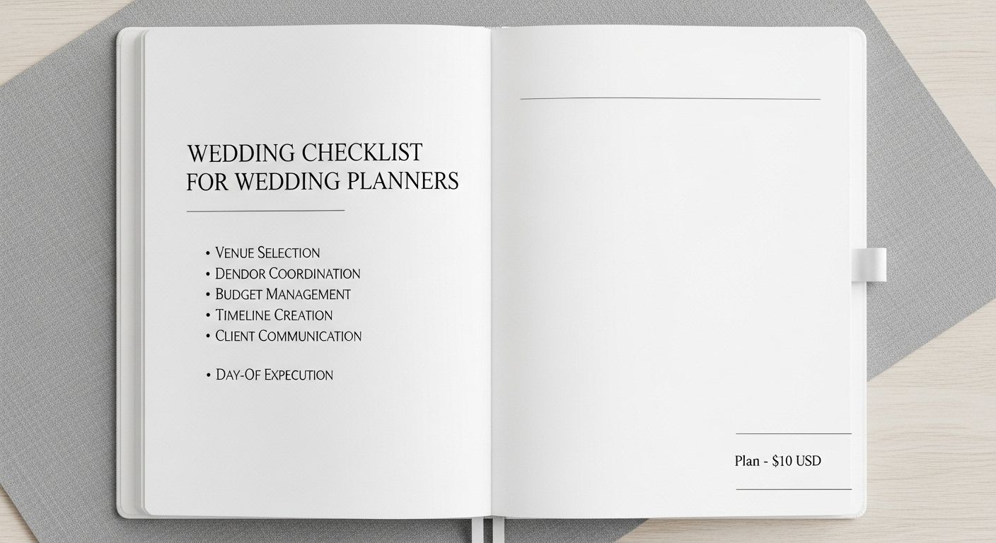 To-Do List Wedding Preparation Plan Your Vows