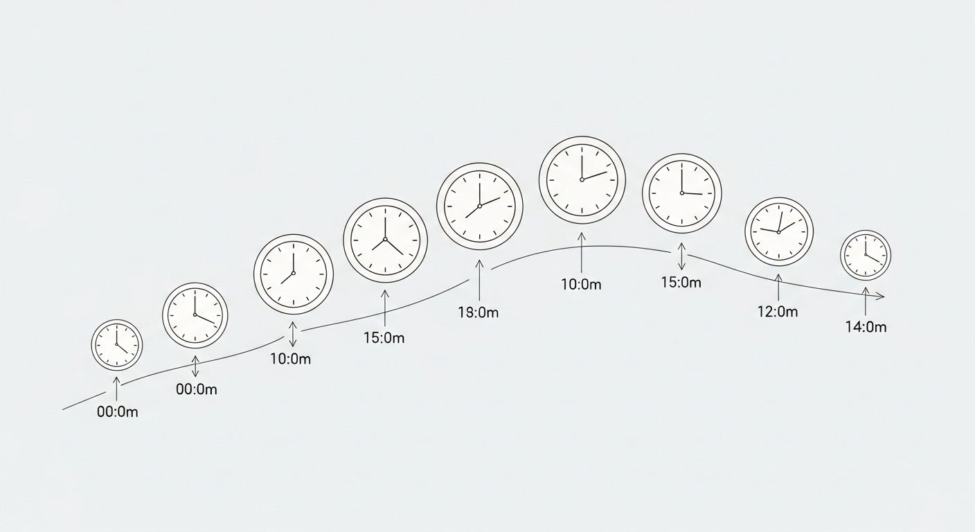 typical timeline for wedding day