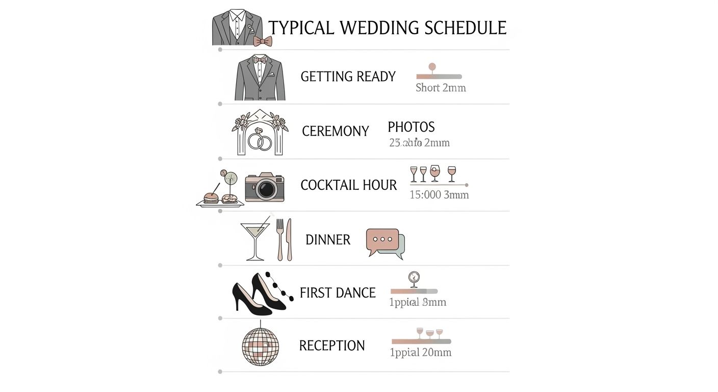Typical Wedding Schedule Vital Tips