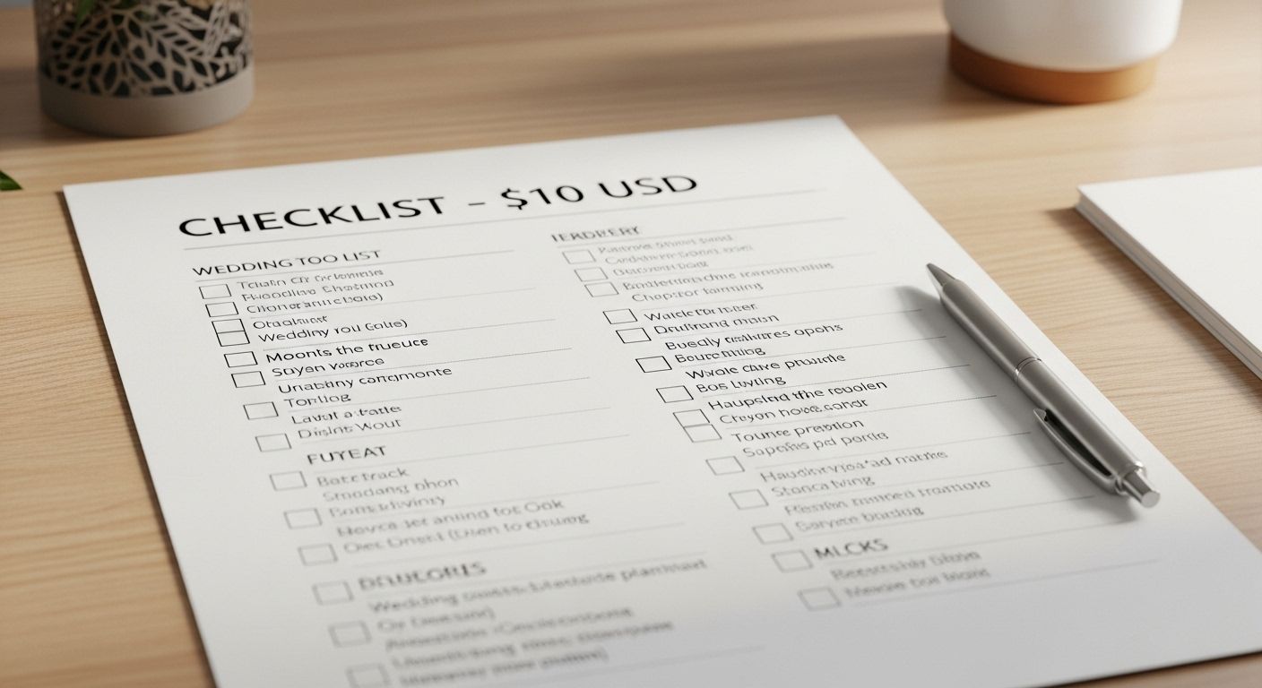 Wedding Coordinator Checklist Printable Plan Easy Wedding Coordinator Checklist Printable Plan Easy