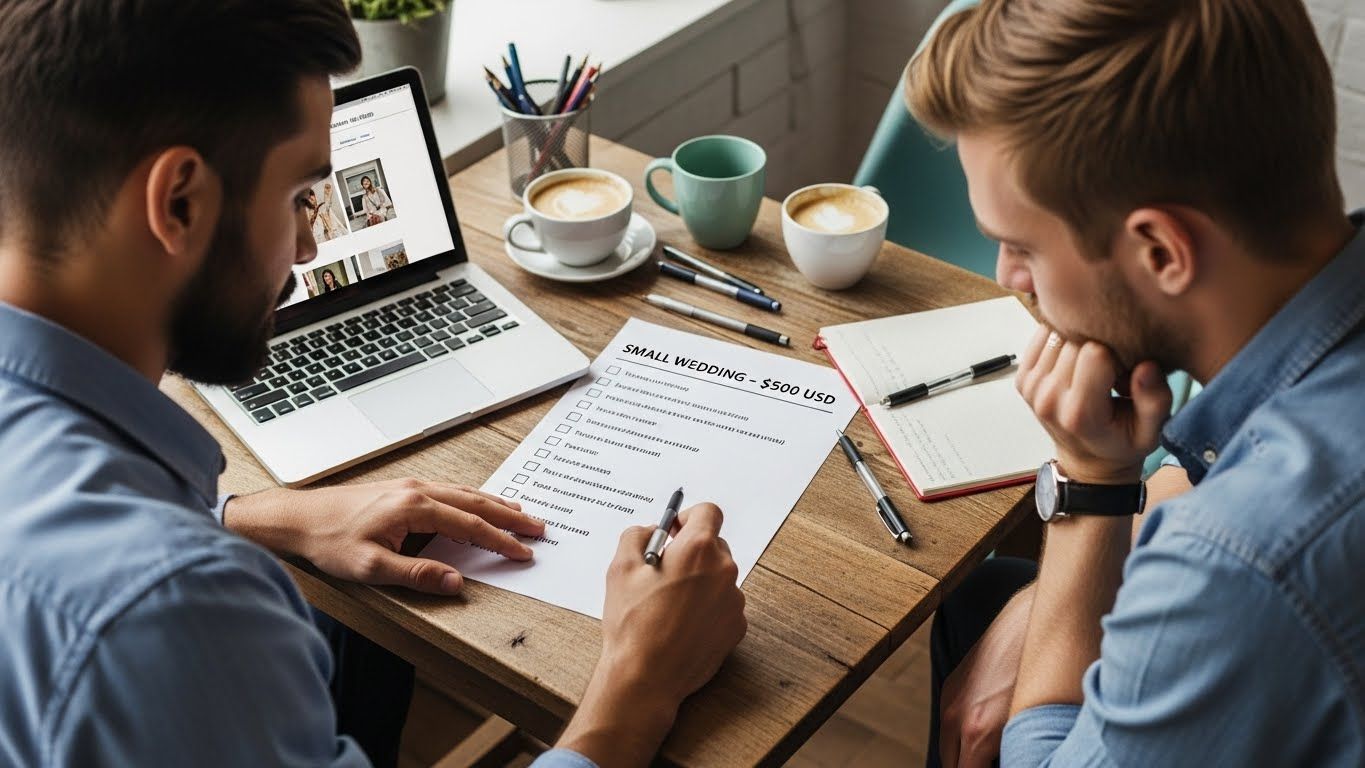 wedding planning checklist for small wedding