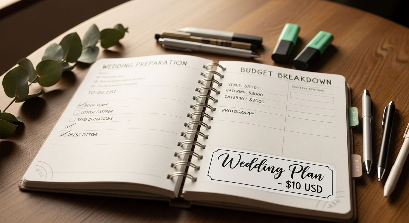 wedding to do list printable