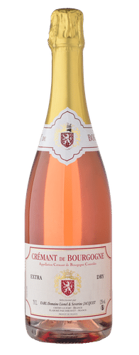 Crémant de Bourgogne, vin effervesent rosé du Domaine Jacquet