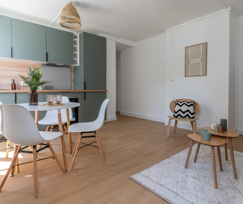 Home staging à Nantes - Séjour - APRES ANTEPOSTEA