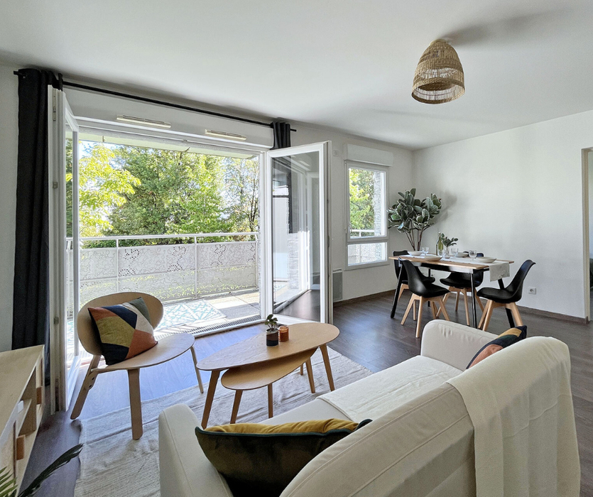 Après Home staging appartement T3 vide à vendre à nantes