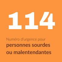 Numéro d'urgence pour personnes sourdes et malentendantes