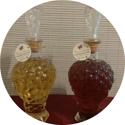 Cognac dans des bouteilles personnalisées