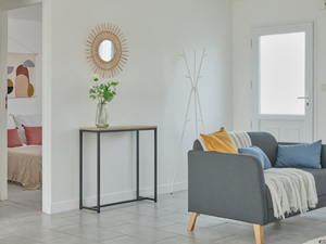 Salon meublé et décoré pour la vente Antepostea homestaging