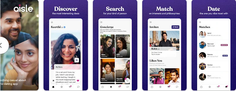 Aisle — Dating App For Indians