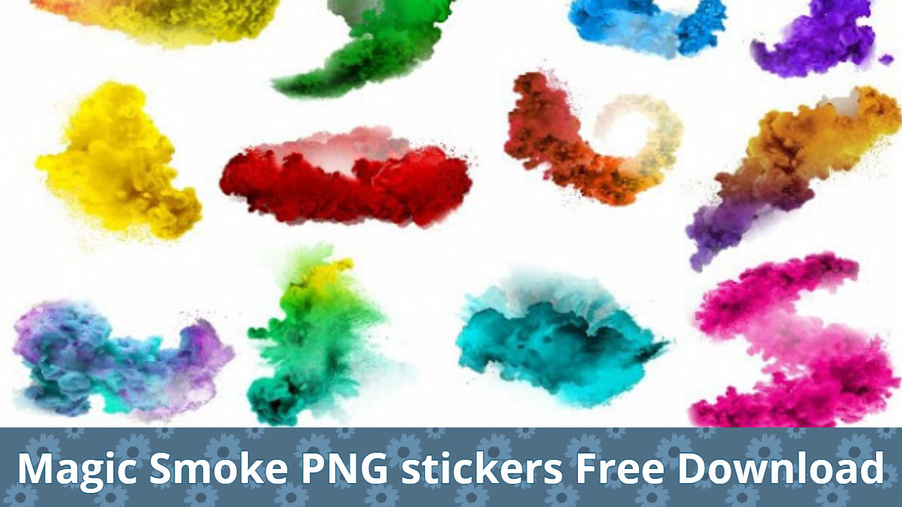 Magic Smoke PicsArt PNG Stickers Pack [FREE DOWNLOAD]