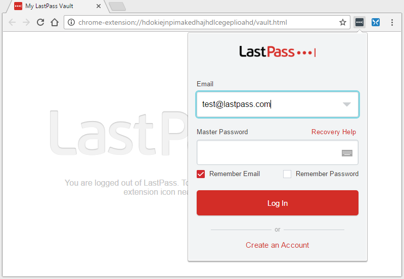 lastpass chrome