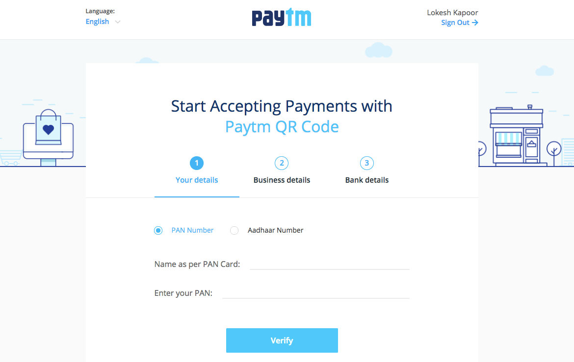 paytm qr code receive payments