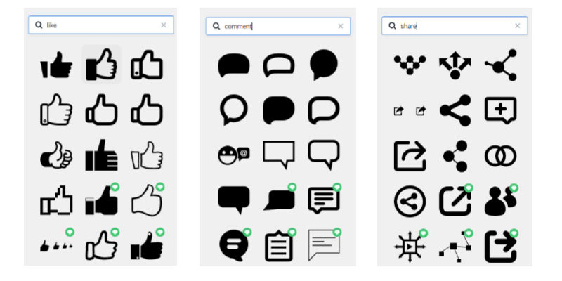 DesignCap Icons library