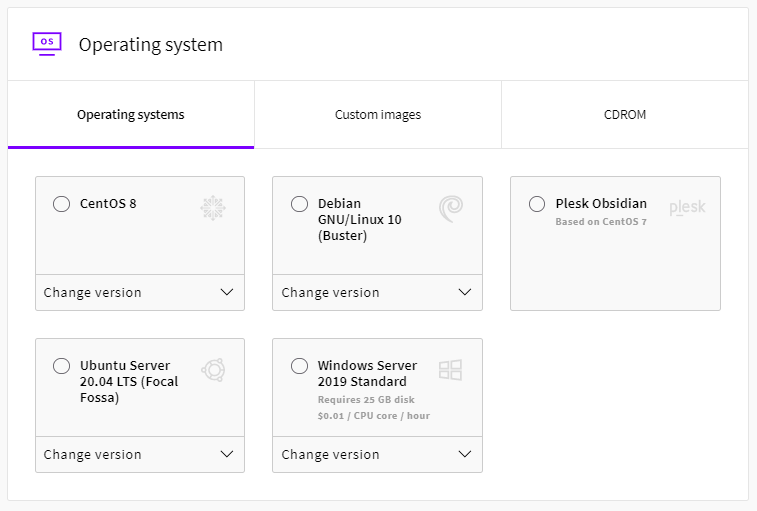 Upcloud Operating System