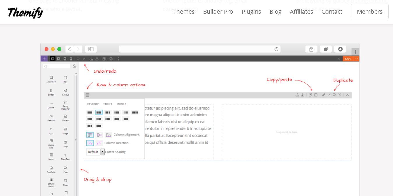 Themify Builder for WordPress