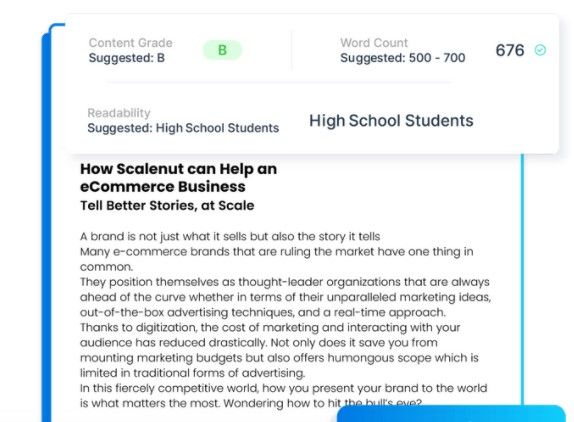 Scalenut Content Creation Tool