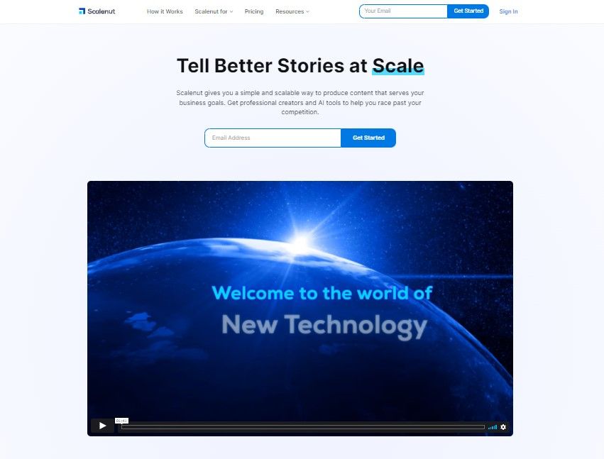 Scalenut HomePage
