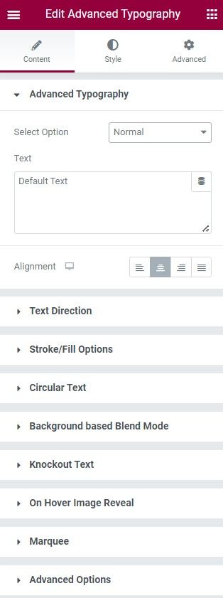 Advanced Typography for Elementor TPAE