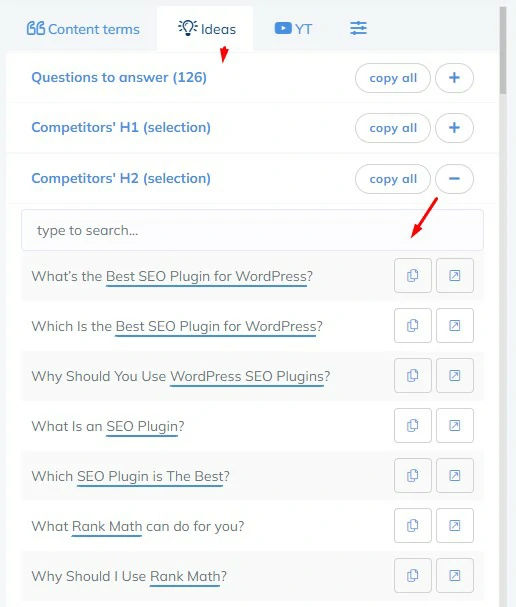 NeuronWriter Content Ideas