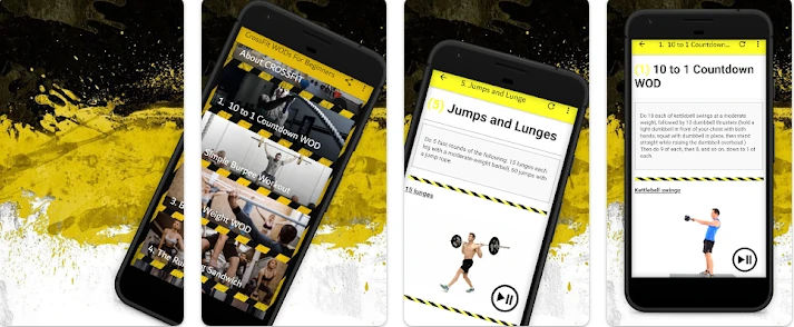 Fitness and Bodybuilding App Cross Training WODs For Beginn