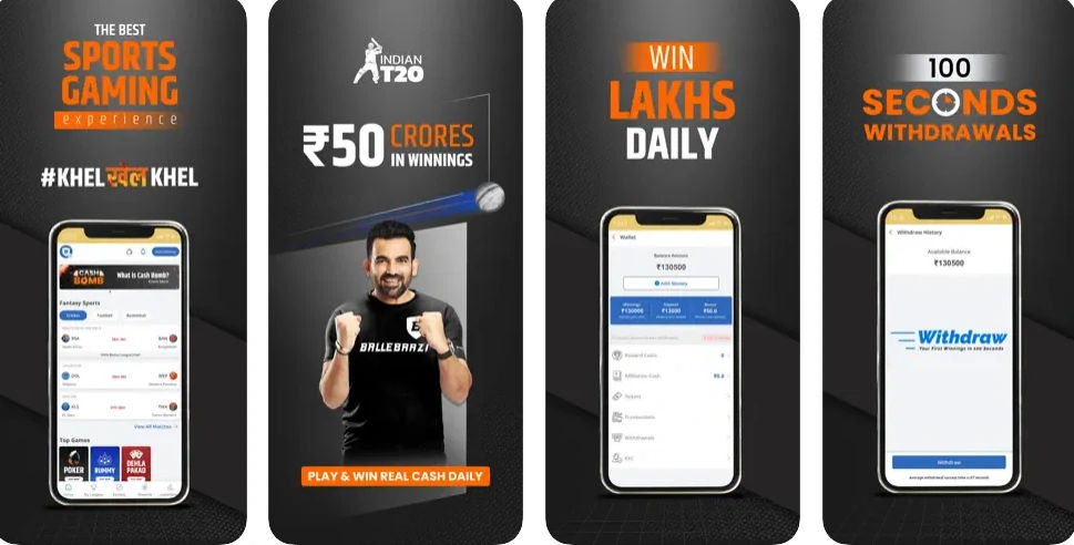 Best Fantasy Cricket Apps BalleBaazi