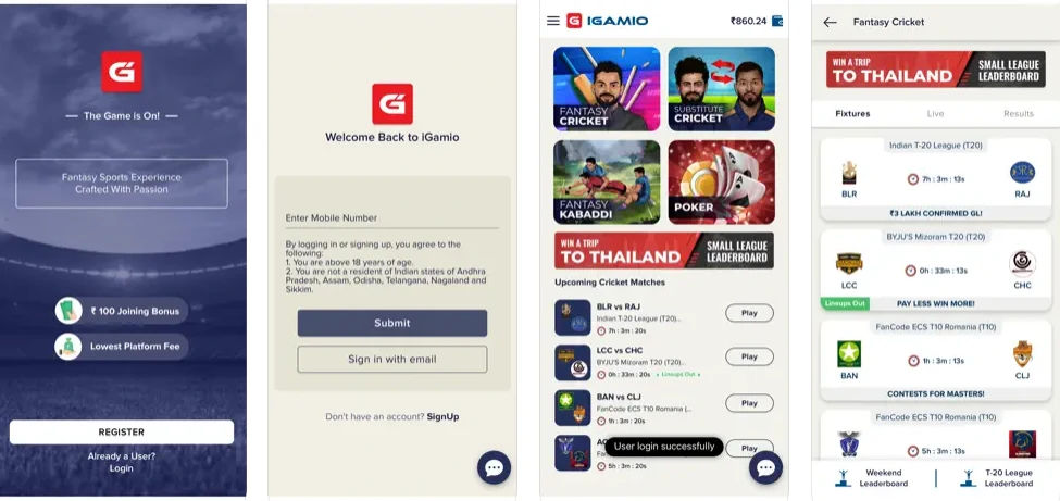 Best Fantasy Cricket Apps iGamio